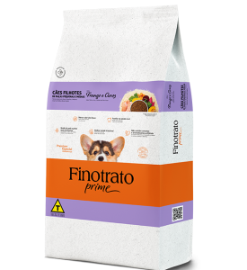 Finotrato Prime Frango e Arroz Cães Filhotes de Raças Pequenas e Médias