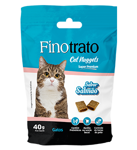 Finotrato Cat Nuggets Salmão - Gatos Adultos