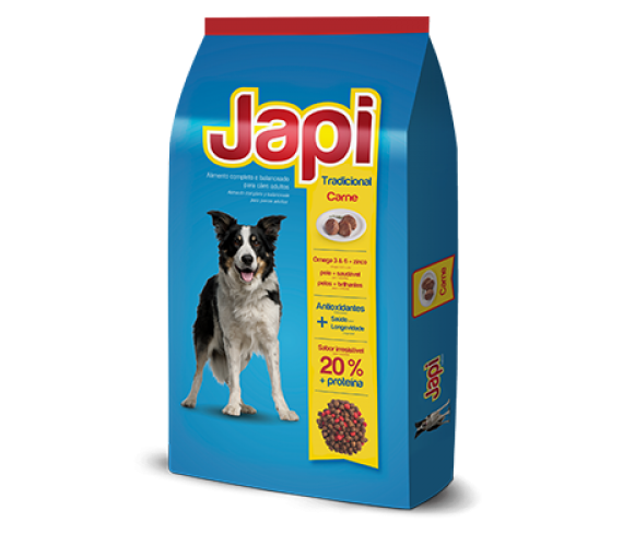 Japi Tradicional Carne Cães Adultos