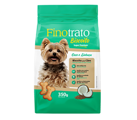 Finotrato Biscoito Coco e Linhaça - Cães