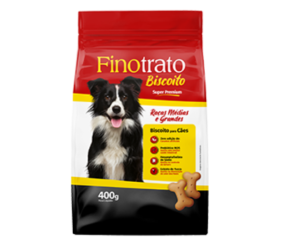 Finotrato Biscoito - Cães de Raças Médias e Grandes