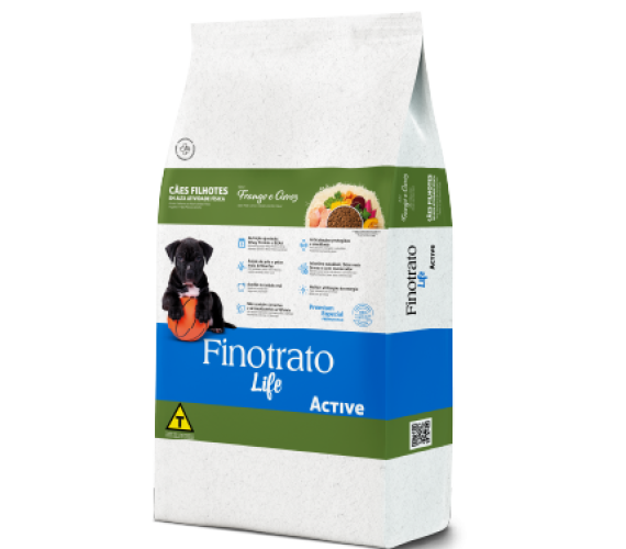 Finotrato Life Active Frango e Arroz Cães Filhotes